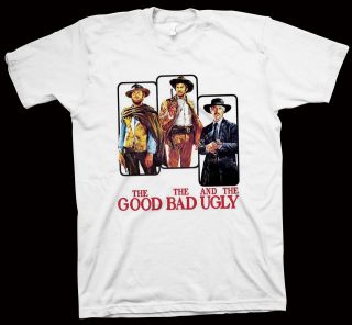   THE BAD AND THE UGLY T Shirt Clint Eastwood Eli Wallach dvd Western