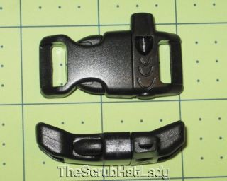   curved whistle buckle for emergency survival paracord bracelet buckles