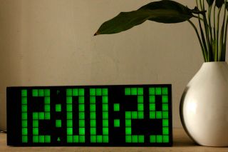 New Digital LED Clock Big Digits Alarm temp. Countdown Calendar Wall 