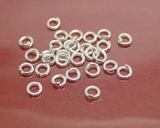 wholesale 500 Pcs Silver Plated Open Jump Rings 3.5mm Jewelry Making