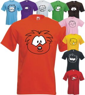 kids puffle club penguin t shirts hoody any age colour