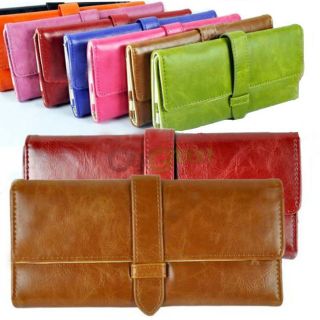 New Womens PU Leather Wallet Card bag Clutch Purse Long Handbag Lady 