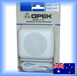 Marine Extension Speaker suit UHF VHF Radios NEW White Compact Size 3 