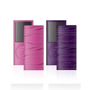   4th Gen 8GB 16GB Belkin Silicone Sleeve Sonic Wave Case Purple Pink