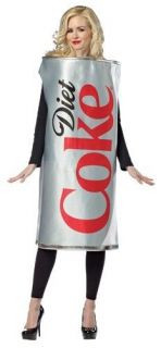 Unisex Adult Funny Coca Cola Diet Coke Soda Pop Can Beverage Costume 