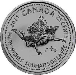 2011 Canada TOOTH FAIRY Coin Fairy Quarter Royal Canadian Mint 