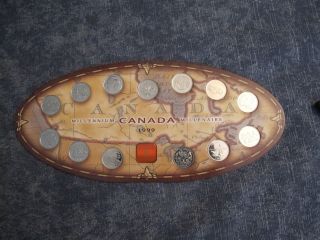 1999 Millennium 25 cents Canadian Collector Coin Set