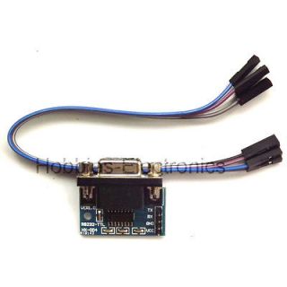   RS232 Serial Port To TTL Converter Module DB9 Connector w Free Cables