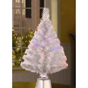   FIBER OPTIC CHRISTMAS TREE ~ MULTI COLOR LIGHTS CHANGE CONTINUOUSLY