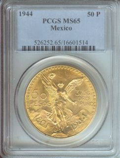 50 pesos gold coin in Coins World