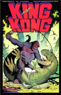 KING KONG COMIC BOOK SEXY FAY WRAY DINOSAURS TREX SPIDERS GIANT SNAKE 