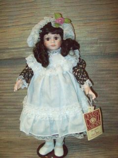   Doll Collection Gail Hoyt 18 Hannah WOriginal Hang Tags Doll Stand