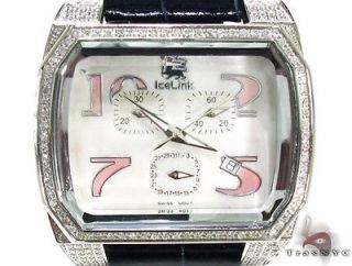 Womens Diamond Round Cut F G Color VS1 Icelink African Prince Watch 2 