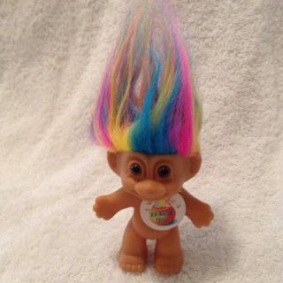 Russ Rainbow Troll Doll Lucky Pot Gold Label