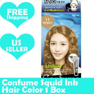 Korea Confume Squid Ink Natural Hair Color Dye *No Ammonia* US Seller