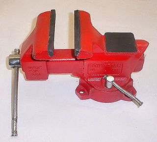 COLUMBIAN 5 TABLE VISE WITH SWIVEL BASE BENCH VISE D5 / D55 NICE