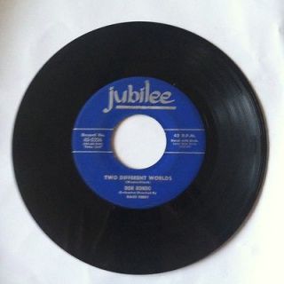 Don Rondo Two Different Worlds He Made You Mine 45 Jubilee Records