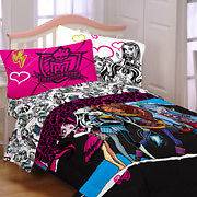 Monster High Bedding Twin Sheet Set and Comforter