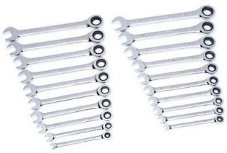    20pc Gearwrench Standard & Metric Ratcheting Combination Wrench Set