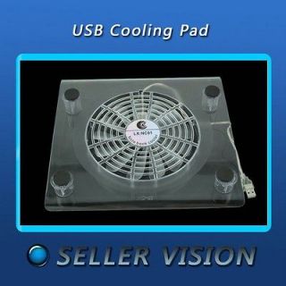 CHEAP USB LED Notebook Laptop Cooling Pad 1 Fan Cooler