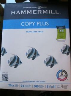   Copy Plus Paper 20lb 92 Bright 8 1/2 x 14 Ream Computer 500 sheets