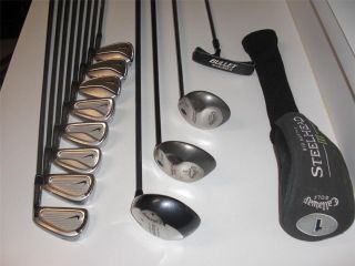 Nike Mens Complete Right Hand Golf Club Set + Callaway Woods GR8 DEAL 