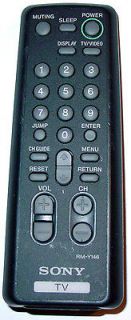 SONY TV REMOTE CONTROL RM Y146 KV 21R22 KV 21R22C OEM RM Y145 KV 13M40 