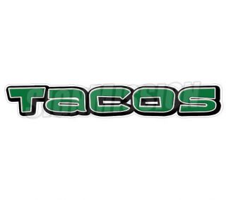    TACOS Concession Decal mexican cart trailer stand sticker equipment