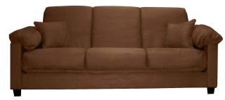 Full Microfiber Convertible Futon Sofa Bed Set Choose Fabric & Color 