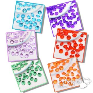 mm / 10 mm Diamond Confetti Shower Wedding Party Table Scatter 