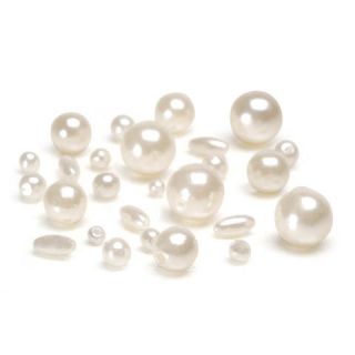 Cream Pearls Assorted Size Confetti  Wedding Table Scatter Crafts 
