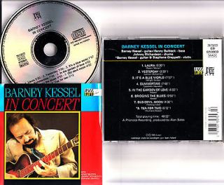 Barney Kessel in Concert Live CD (Korean Press 1988) Kenny Baldock 