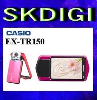Casio EX TR150 Digital Camera (Rose Red) +16GB Class 10 SDHC   Brand 