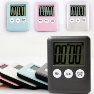 Pink Mini Digital LCD Kitchen Cooking Chef Timer Count Up Down Alarm 