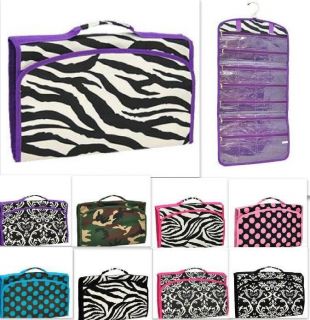   JEWELRY BAG Organizing Hanging Zip Up Zipper Makeup Pouch Travel Case