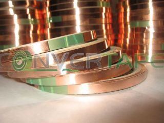 COPPER FOIL TAPE FOR STAINED GLASS WORK ADHESIVE 6MM
