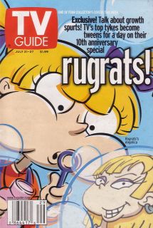 RugRats Angelica 2001 TV Guide Cover Refrigerator / Tool Box Magnet