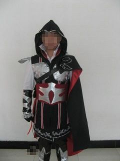 Assassins Creed Ezio Auditore Cosplay Costume Helloween   Size L