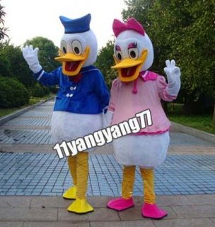   Party Couple Donald & Daisy Duck Cartoon Mascot Disney Costume