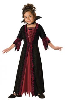 New Girls Cute Victorian Vampire Halloween Costume