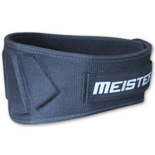 CONTOURED NEOPRENE WEIGHT LIFTING BELT   Power Back Support Meister S 