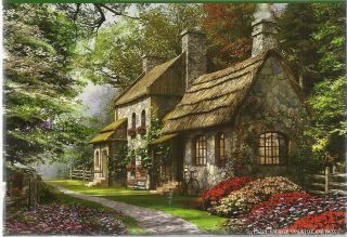 1000 piece Jigsaw Cottages Puzzle Carnation Cottage by Dominic 