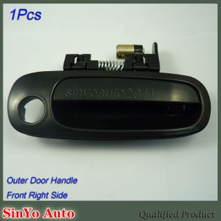   Door Handle Front Right Passenger Black Fit For toyota corolla 98 02