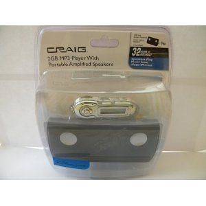 Craig 2 GB  Player with Portable Amplified Speakers
