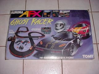rare 1989 AFX TOMY Ghost Racer slot car set in box w/insert