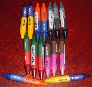   New Handwriting Without Tears 15 Flip Crayons 10 Colors Fine Motor