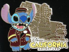 Disney Pin 87825 NEW DCA Stitch Tower of Terror Costume LE1500 Cast 