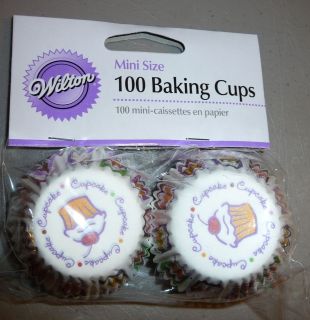 Wilton mini paper Baking Cups birthday cupcake liners 100 ct 415 426