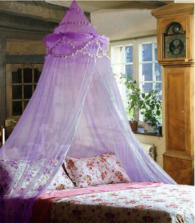 New Purple Baby Crib Bed Canopy Mosquito Netting Jewelry