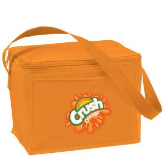 ORANGE CRUSH Collapsible Cooler Ice chest lunch box New w/ Front 